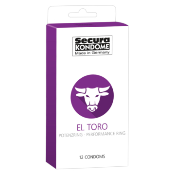 / Secura El Toro - potenciagyűrűs óvszerek (12db)