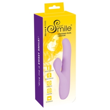 SMILE Thrusting - akkus csiklókaros, forgó-lökő vibrátor (lila)
