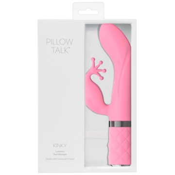 / Pillow Talk Kinky - akkus, két morotos G-pont vibrátor (pink)