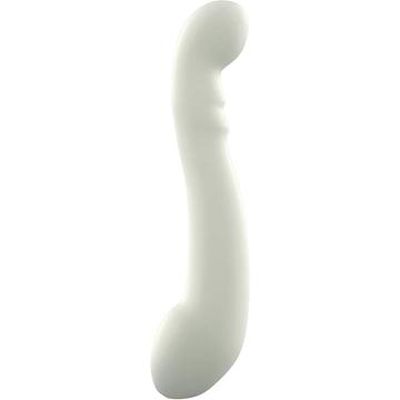 Dorcel - foszforeszkáló szilikon G-pont dildó (fehér)