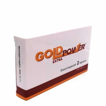 Gold Power Extra - étrendkiegészítő kapszula férfiaknak (2db)