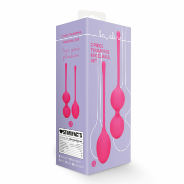 Loveline - súlyozott gésagolyó szett - 2 részes (pink)