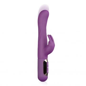 Easytoys - akkus, vízálló csiklókaros G-pont vibrátor (lila)
