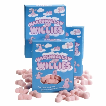 Marshmallow - pillecukor fütyi - pink (140g)