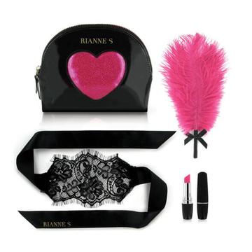 / RS Essentials D'AMOUR - vibrátoros szett - fekete-pink (3 részes)