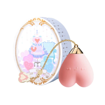 ZALO Baby Heart - akkus, vízálló luxus csikló vibrátor (pink)