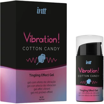 INTT - unisex vibráló hatású vattacukor gél 15 ml