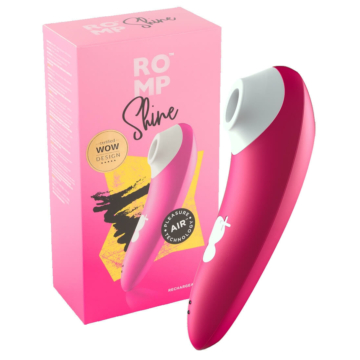 ROMP Shine - vízálló léghullámos csiklóizgató (pink)