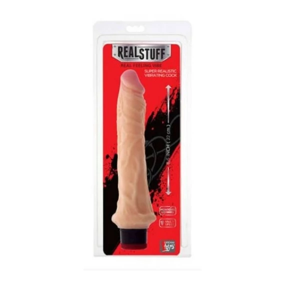 REALSTUFF  - 22 CM ÉLETHŰ RÚDVIBRÁTOR