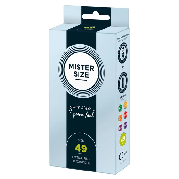 Mister Size vékony óvszer - 49mm (10db)