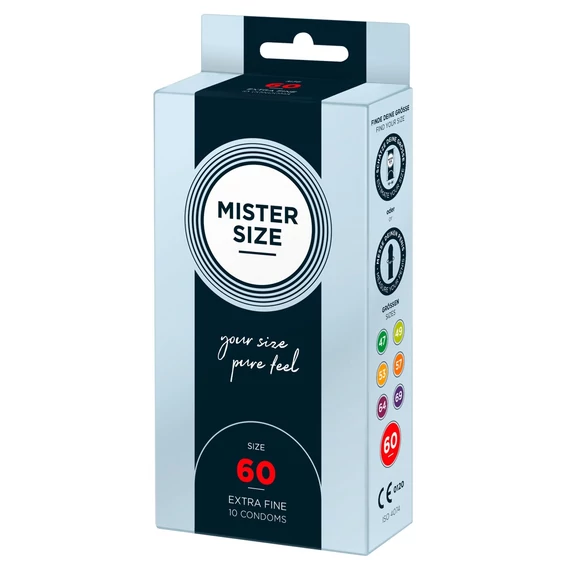 Mister Size vékony óvszer - 60mm (10db)