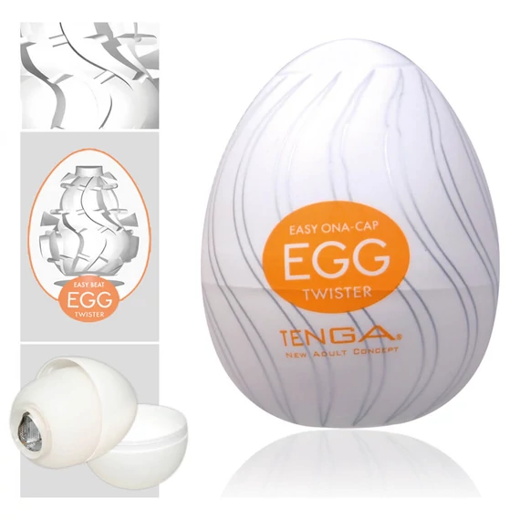TENGA Egg Twister - maszturbációs tojás (1db)