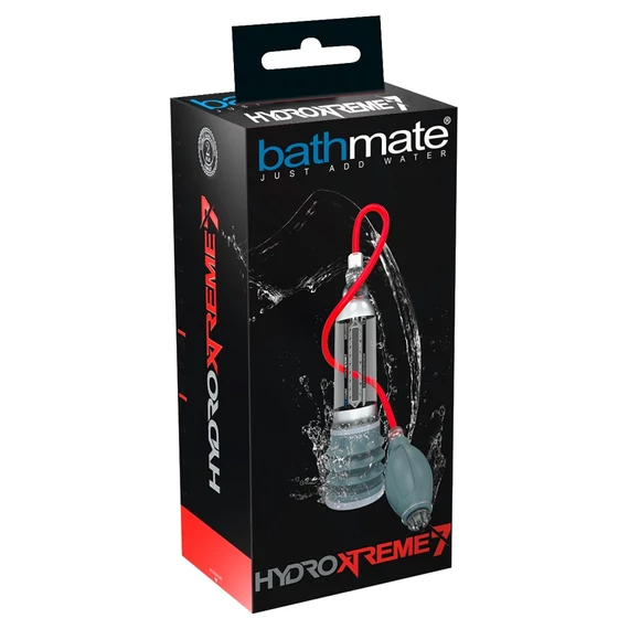 Bathmate Xtreme Hydromax 7 - Hydropumpa szett (áttetsző)