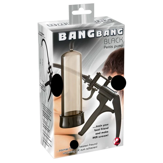 You2Toys Bang Bang - ollós péniszpumpa (fekete)