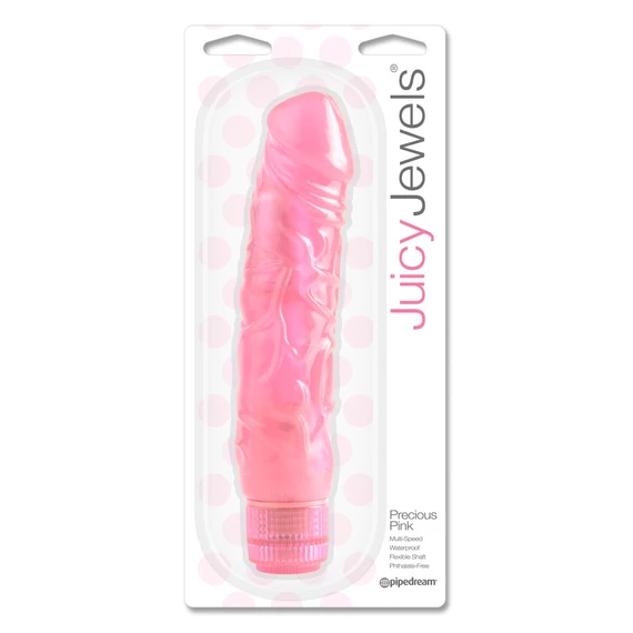 Juicy Jewels Precious Pink - élethű vibrátor (pink)