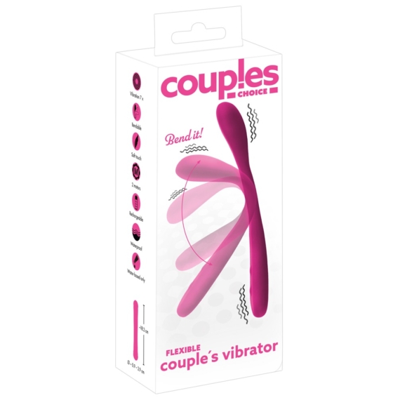 Couples Choice - akkus, kétmotoros vibrátor (pink)