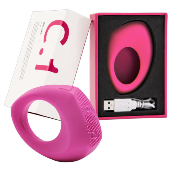 / LAID C.1 - USB-s szilikon csikló vibrátor (pink)