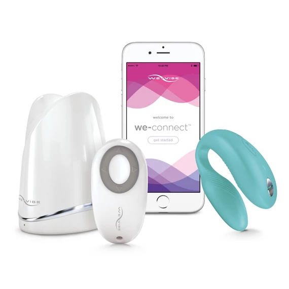 We-Vibe Sync - hajlítható G-pont és csikló vibrátor (türkiz)