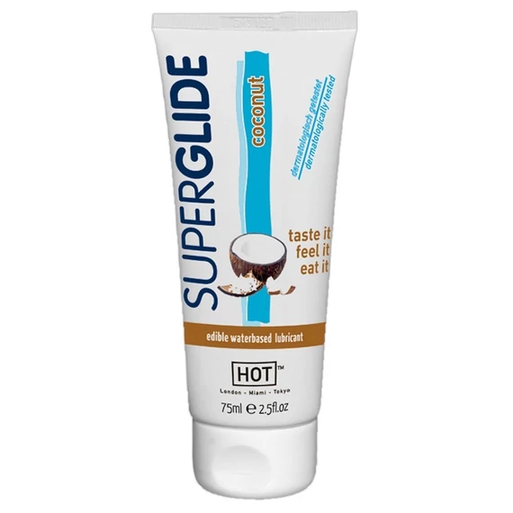 HOT Superglide Kókusz - ehető síkosító (75ml)