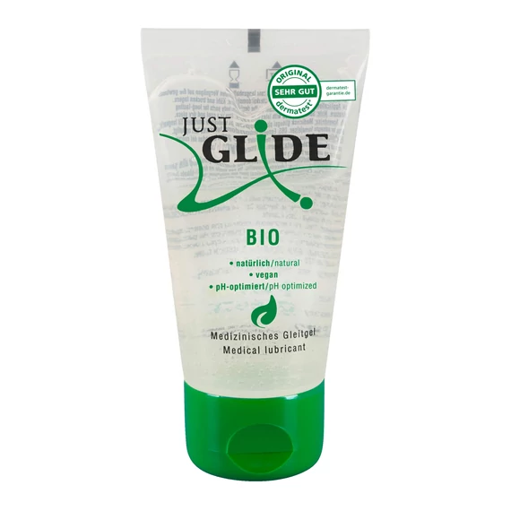 Just Glide Bio - vízbázisú vegán síkosító (50ml)