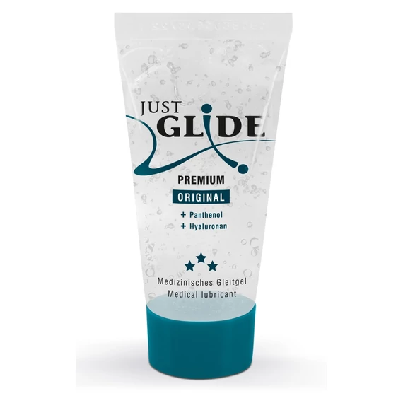 Just Glide Premium Original - vegán vízbázisú síkosító (20ml)