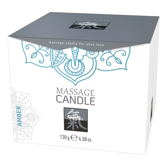 HOT Shiatsu - masszázsgyertya - ámbra (130g)