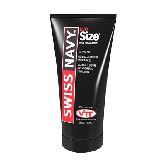 Swiss Navy MAX Size - stimuláló krém férfiaknak (150ml)