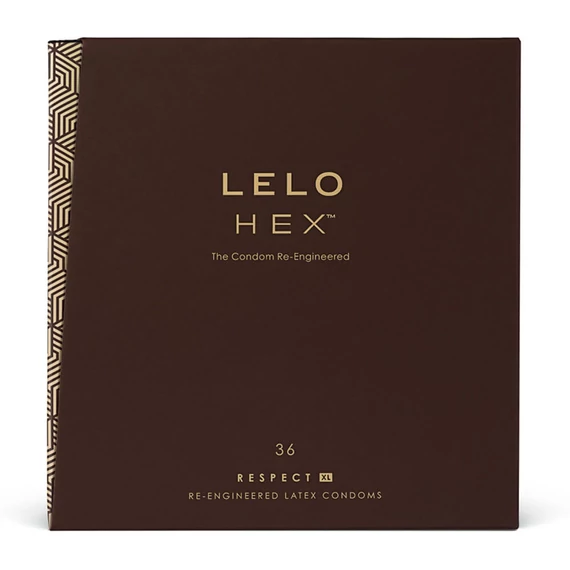 LELO Hex Respect XL - luxus óvszer (36db)