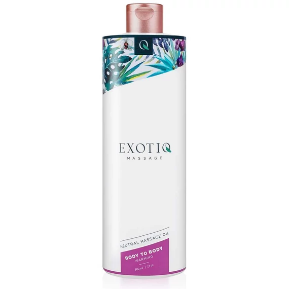 Exotiq Body To Body - melegítő masszázsolaj (500ml)