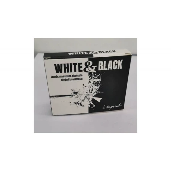 WHITE&BLACK POTENCIANÖVELŐ KAPSZULA FÉRFIAKNAK 2DB
