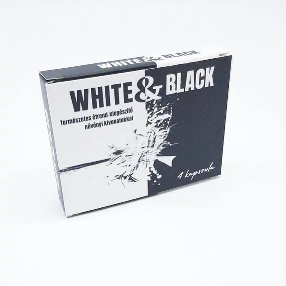 WHITE&BLACK POTENCIANÖVELŐ KAPSZULA FÉRFIAKNAK 4DB