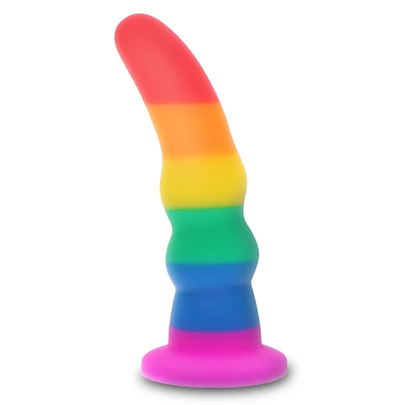 Plug Rainbow Cheeky – színes, érzéki anális kényeztető 14 cm