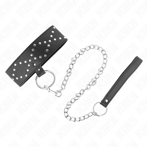 KINK - Állítható nyaklánc ezüst tüskékkel 36-43 cm-ig