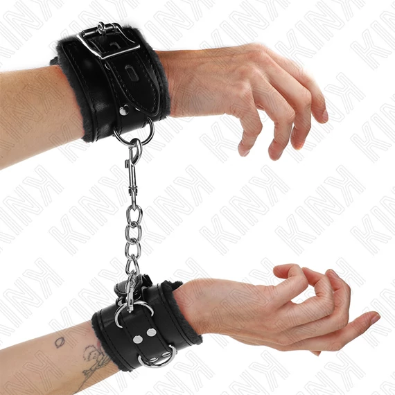 KINK - állítható szőrme bélelt csuklóbilincsek