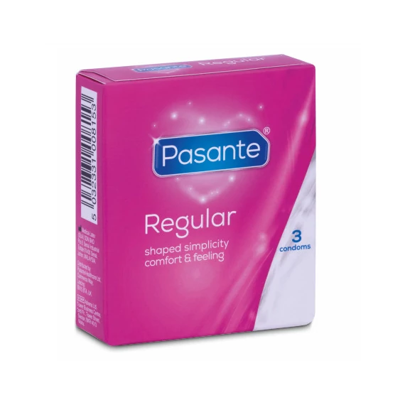 Pasante - normál méretű óvszer, 3 db