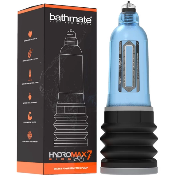 Bathmate Hydromax 7 – prémium vízsugaras pénisznövelő kék