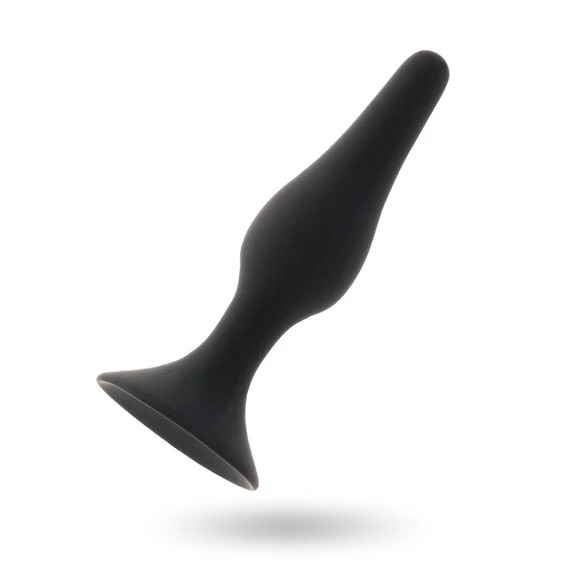INTENSE – prémium anál vibrátor, 10,5 cm, fekete