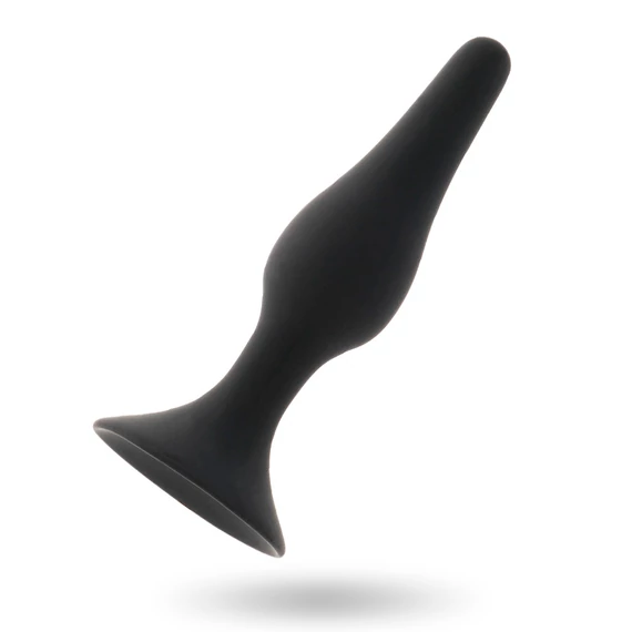 INTENSE – prémium fekete anál vibrátor 11,5 cm