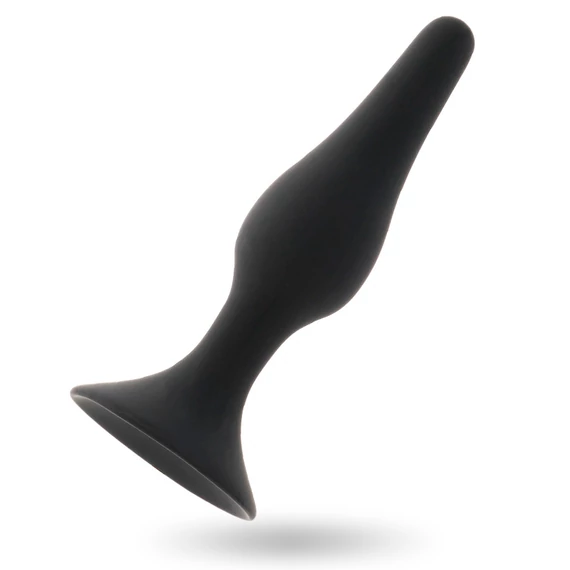 INTENSE – 3. fokozatú anális vibrátor, 12,5 cm, fekete