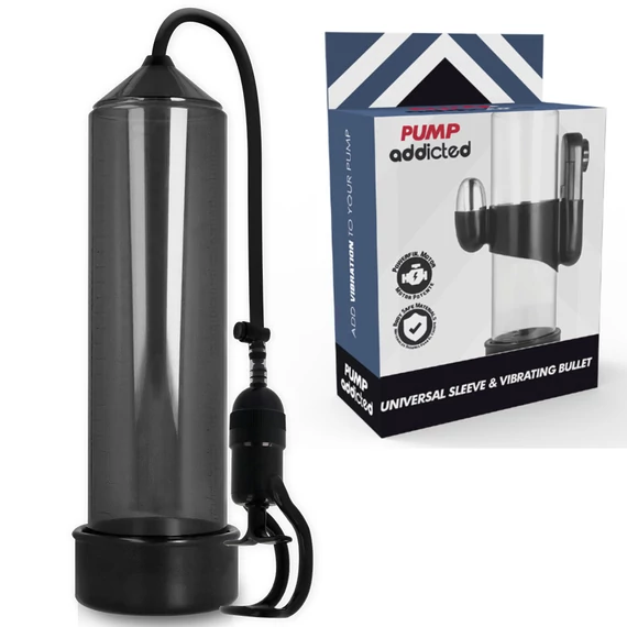 PUMP ADDICTED RX5 – érzéki fekete vibrátor