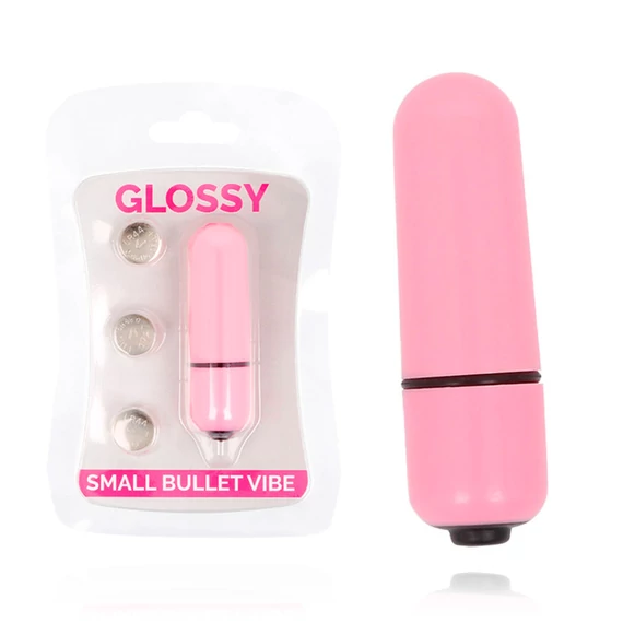 GLOSSY – kis prémium vibrátor, rózsaszín