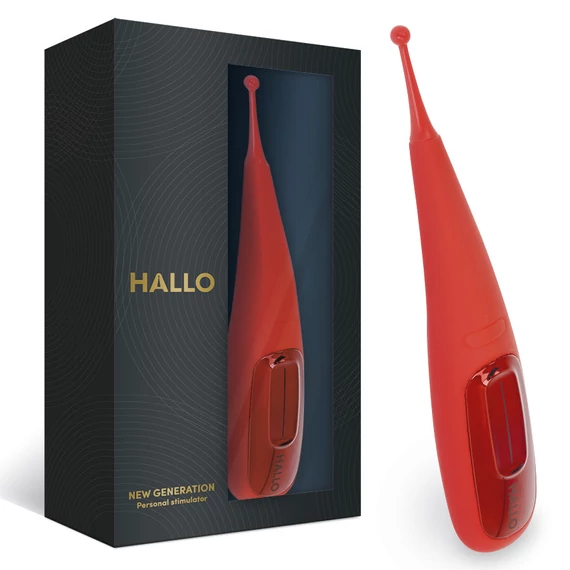 HALLO - fókusz vibrátor piros