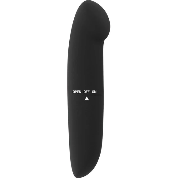 GLOSSY - elegáns fekete vibrátor prémium élvezetekhez
