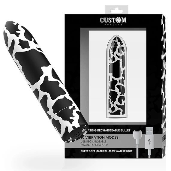 Custom Bullets – újratölthető mágneses vibrátor 10 fokozattal