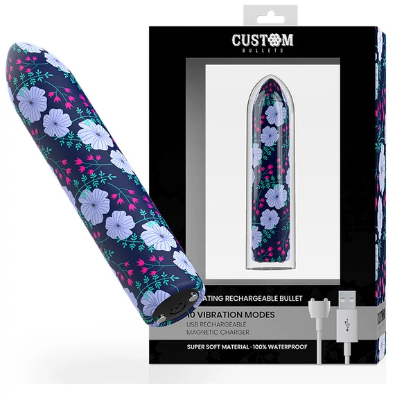 Custom Bullets - mágneses vibráló golyó 10 erősséggel
