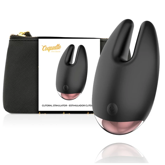 Coquette Chic Desire – elegáns csiklóizgató fekete/arany 