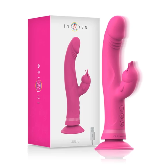 INTENSE - JULIO RABBIT vibrátor elegáns rózsaszín szilikonból
