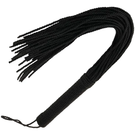 DARKNESS – elegáns fekete kellemes kötöző ostor 50 cm
