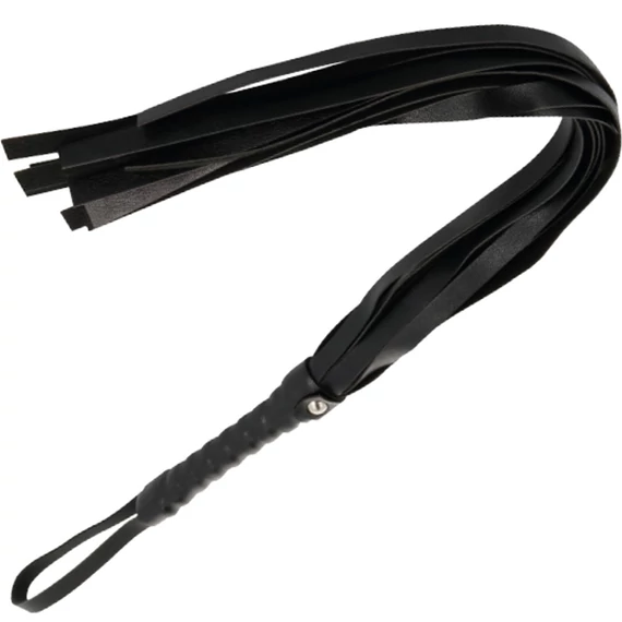 DARKNESS – prémium fekete bondage ostor 45 cm