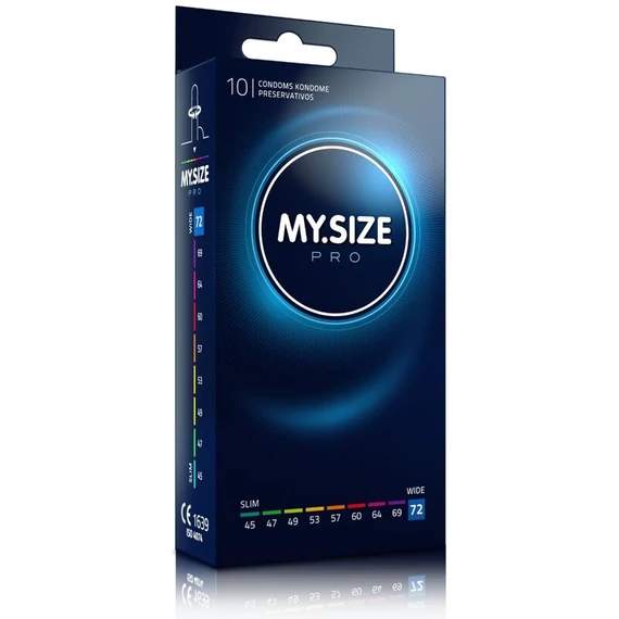 MY SIZE - prémium 72 mm-es óvszer, 10 db